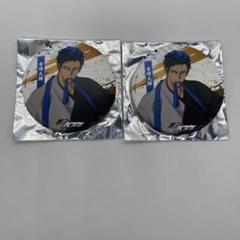 青峰大輝 限定 缶バッジ アニメイトカフェ ◯黒子のバスケ 青峰大輝 GIGOコラボカフェ 和紙風缶バッジ 和装