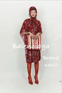 2017.Pre.新品未使用品■バレンシアガ ワンピース・ドルマンスリーブ/花柄
