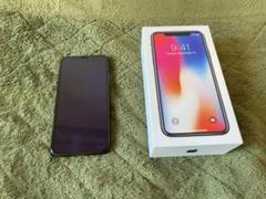 【ジャンク】iPhoneX256GBスペースグレイNQC12J/A SIMフリー