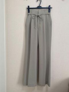 green label relaxingワイドパンツ36