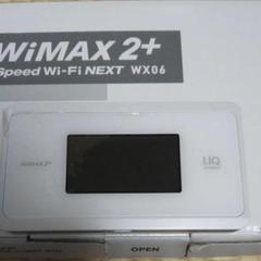 NEC Speed Wi-Fi NEXT WX06 クラウドホワイト SIMつき
