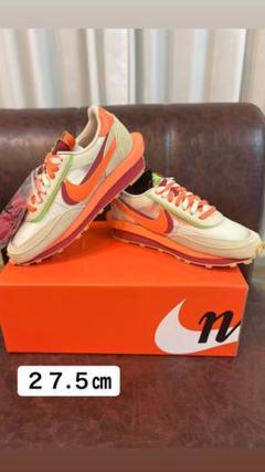 NIKE sacaiスニーカークロットサカイナイキLDワッフルオレンジ