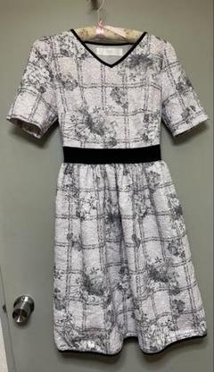 tocco closet 花柄チェック 半袖ワンピースのサムネイル