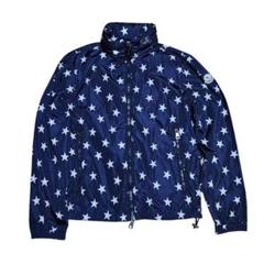 MONCLER CAPBRETON ネイビー 星柄 ナイロンジャケット MONCLER CAPBRETON ネイビー 星柄 ナイロンジャケット