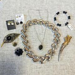 遺品生前整理ジュエリーセット アクセサリーまとめ売り