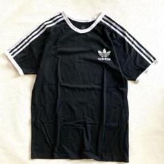 即決 USA製 90s adidas vintage ビッグロゴ トレフォイル T