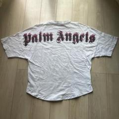 【激レア】Palm Angels 半袖　Tシャツ　ビッグロゴ　プリント　ホワイト