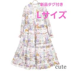 最終値下げ※Anniversary Patchworkドレス cute Lサイズ - メルカリ
