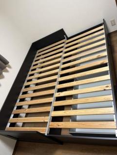IKEA ブリムネス　ベッド　セミシングルベッド BRIMNES ブリムネス ベッドフレーム 収納付き, ホワイト, 90x200