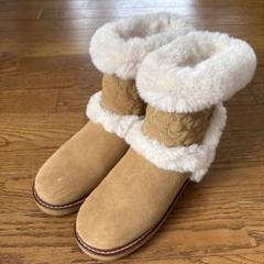 中古 COACH URBAN HIKER PRAIRIE スエード ブーツ