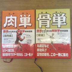 4冊セット 肉単 骨単 脳単 臓単 解剖学シリーズ 4冊セット (骨単, 脳単, 肉単, 臓単) - メルカリ