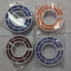 PLA Basic フィラメントセット 青、赤、オレンジ、紫（各100g）