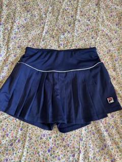 未使用❣️ フィラ　スコート　ボアスコート フィラ】テニスウェア スコートLネイビー￥11880/プリンス