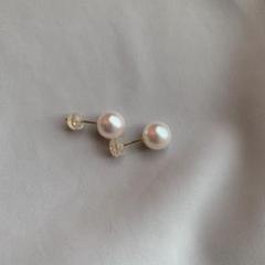 ジュペレ アコヤパールピアス 18K 8.5ミリ ショップチャンネル