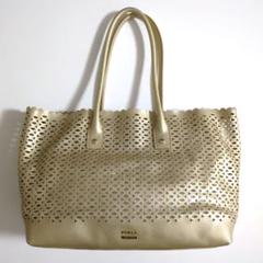 FURLA トートバッグ カットワーク