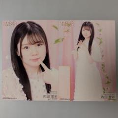内田彩彩 NMB48 直筆生写真 店長名刺 灘波祭goodspoon（NMB48