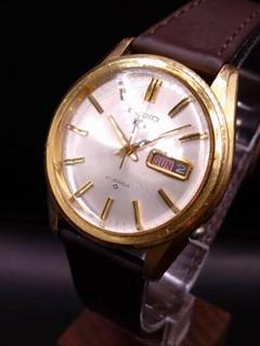 やや美品！セイコー5　自動巻　21石　SGP  稼働品　ベルト新品！VintageSeiko