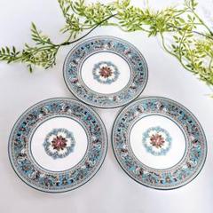 新品⭐︎ウェッジウッドフロレンティーンターコイズ  黒壺 プレート2枚 WEDGWOOD - 【黒壺美品】ウェッジウッド☆フロレンティーン