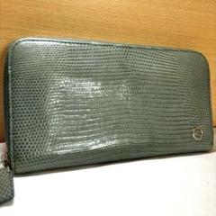BVLGARI ブルガリ リザード ラウンドジップ 長財布 パステルグリーン BVLGARI ブルガリ リザード ラウンドジップ 長財布 パステル