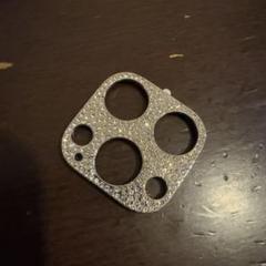 iPhone 13 Pro iPhone レンズカバー ラインストーン シルバー