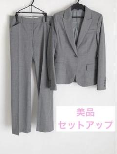 値下げ_theory _スーツ_グレー×水色ストライプ 値下げ_theory _スーツ_グレー×水色ストライプ スーツ
