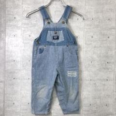 OshKosh B'gosh 古着 ヒッコリーデニム切替 オーバーオール