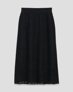 極美品theory luxe アイレットレース　ロングスカート Theory luxe アイレットレーススカート ホワイトsize 38