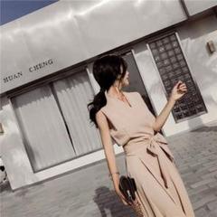 綺麗シルエット◎オールインワン ベージュ