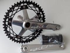 SKEACE ダイレクトクランク ホローテック2 165mmチェーンリング49t SKEACE ダイレクトクランク ホローテック2 165mmチェーンリング