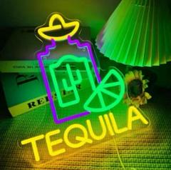 テキーラ Tequila ネオン 看板 メキシコ 酒 蒸留酒 BAR 居酒屋のサムネイル