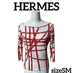 HERMES リボン Tシャツ トップス SM イタリア製 エルメス　ストレッチ HERMES リボン Tシャツ トップス SM イタリア製 エルメス