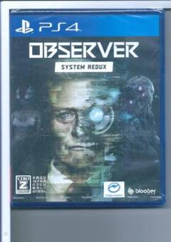 新品y PS4 オブザーバー：システムリダックス Observer: Syste