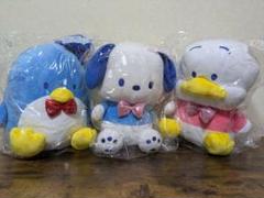 サンリオ当たりくじ タキシードサム ポチャッコ あひるのペックル ぬいぐるみ