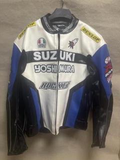 SUZUKI YOSHIMURA バイク用レザージャケット XXLサイズ - メルカリ