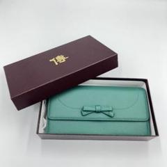 ✨新品未使用品✨HAMANO　monna wallet　モーナ　長財布　グリーン