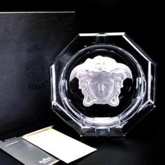 ヴェルサーチ クリスタル灰皿 美品・箱付】ヴェルサーチ × ローゼンタール／クリスタル