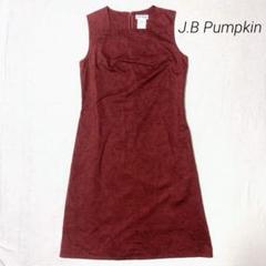 JB Pumpkin ノースリーブワンピース　ボルドー