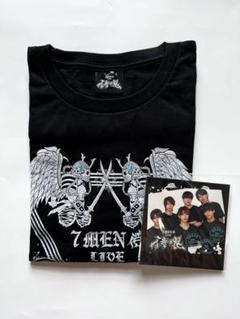 7MEN侍 侍魂 Tシャツ ジャニーズJr. 黒 Tシャツ Amazon.co.jp: 侍魂 グッズ Tシャツ 7 MEN 侍 セブンメン