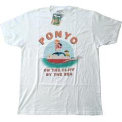 崖の上のポニョ Tシャツ XL 白 ムービーT アニメT ジブリ 公式