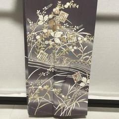 D702 本場色大島紬たかし織物麻の葉正絹着物しつけ糸付き未使用