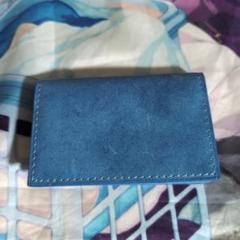 BAGGY PORT 青 レザー 名刺入れ