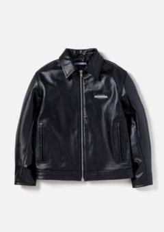 【美品】NEIGHBORHOOD 牛革レザーライダーステーラードジャケット 525041102_2.jpg