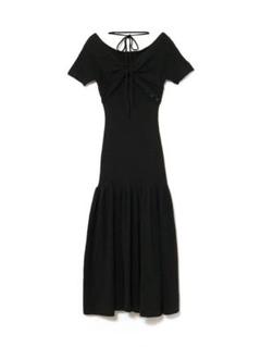 Klara knit dress Black