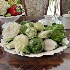 r129 希少 イタリア製 野菜の陶器製オブジェ リアルな造形美