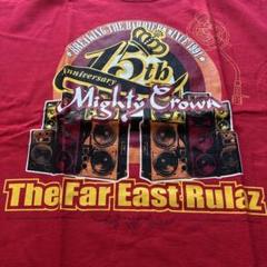 XL mighty crown 15周年Tシャツ　レゲエ祭　FIRE BALL mighty crown 15周年 Tシャツ 横浜レゲエ祭 FIRE BALL