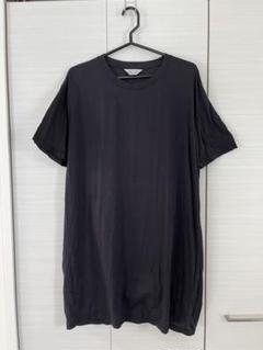 UNUSED US0771 ロング丈半袖Tシャツ size1 navy