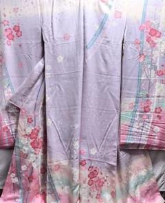 ブラックフライデー　振袖　仮絵羽　正絹❤️極美品❤️作家物　落款入　ハイカラ ブラックフライデー振袖仮絵羽正絹❤️極美品❤️作家物落款入