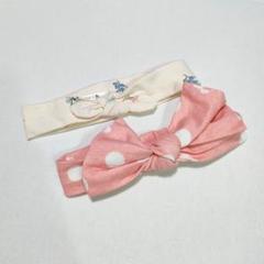 H&M しまむら リボン付きヘアバンド2点セット