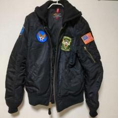 【極美品】ALPHA MA-1 フライトジャケット ブラック 美品☆USA製☆80s☆ALPHA☆MA-1 フライトジャケット☆ブラック