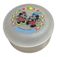 レトロ ディズニー すりガラス 小物入れ